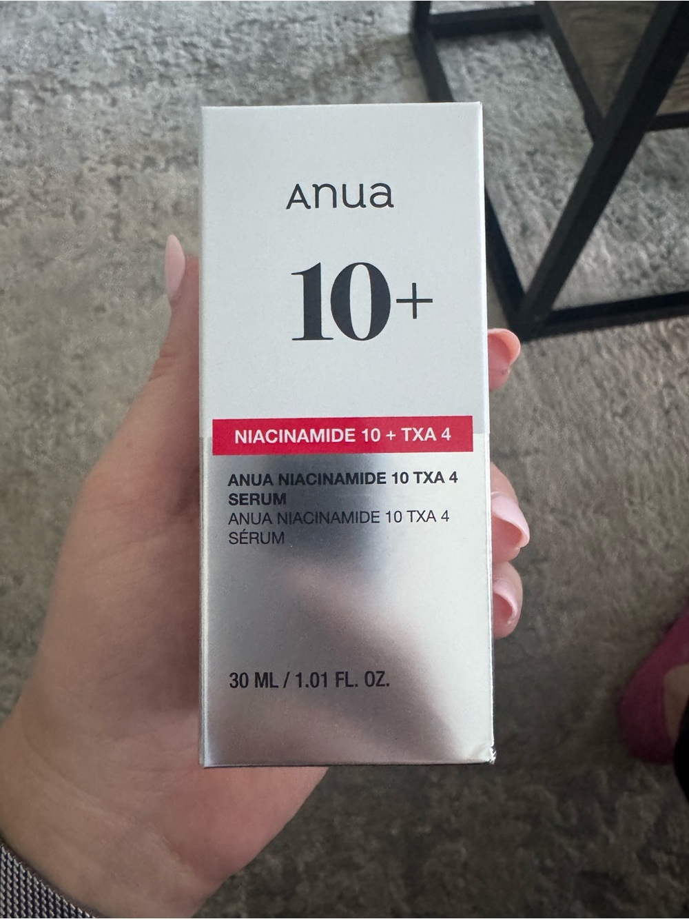 Anua Niacinamide 10+ TXA 4 Serum — Silver